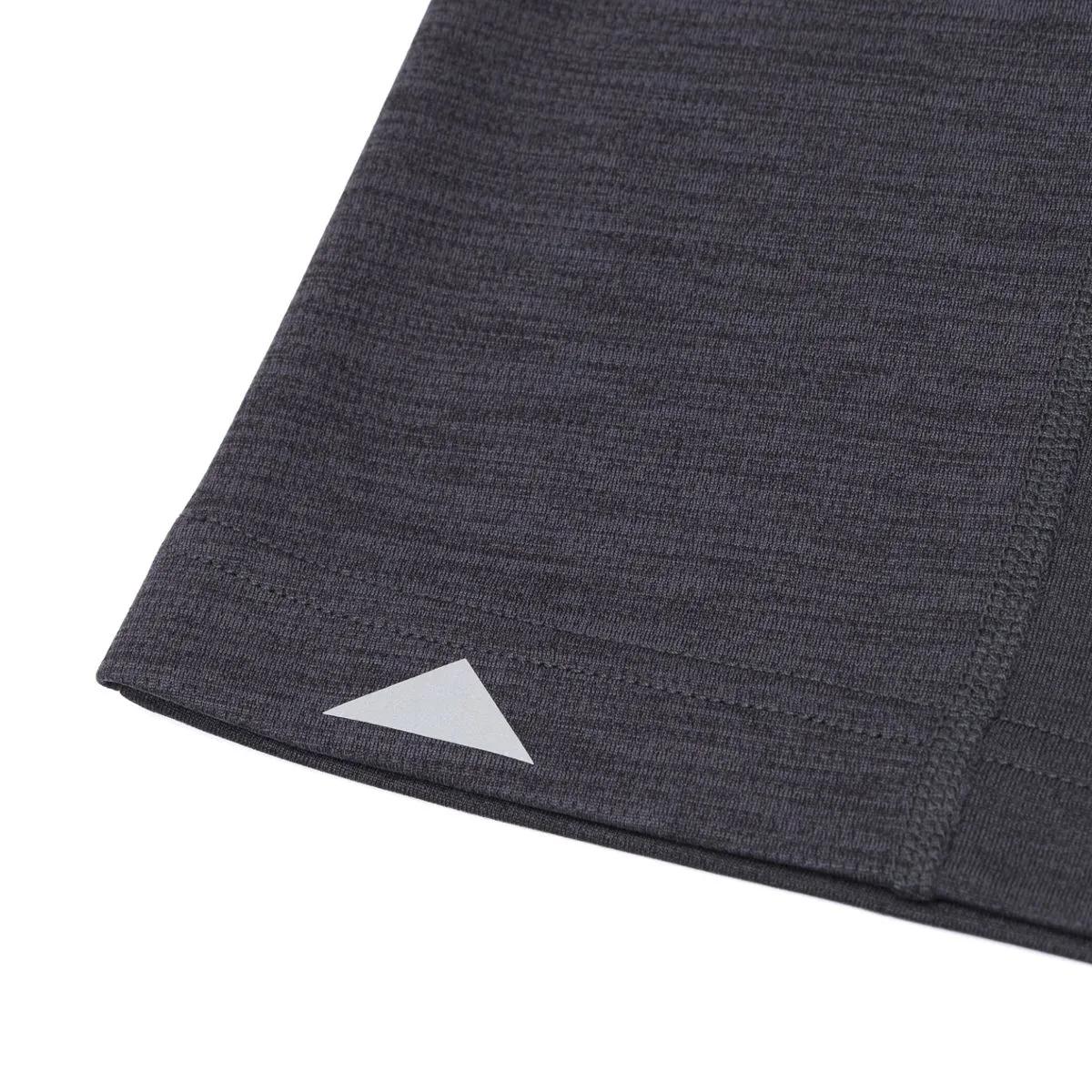 Cooling Long Sleeve Tee, Black Heather, dynamic 4