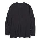 Pigment Dye Long Sleeve Henley, Black, dynamic 2