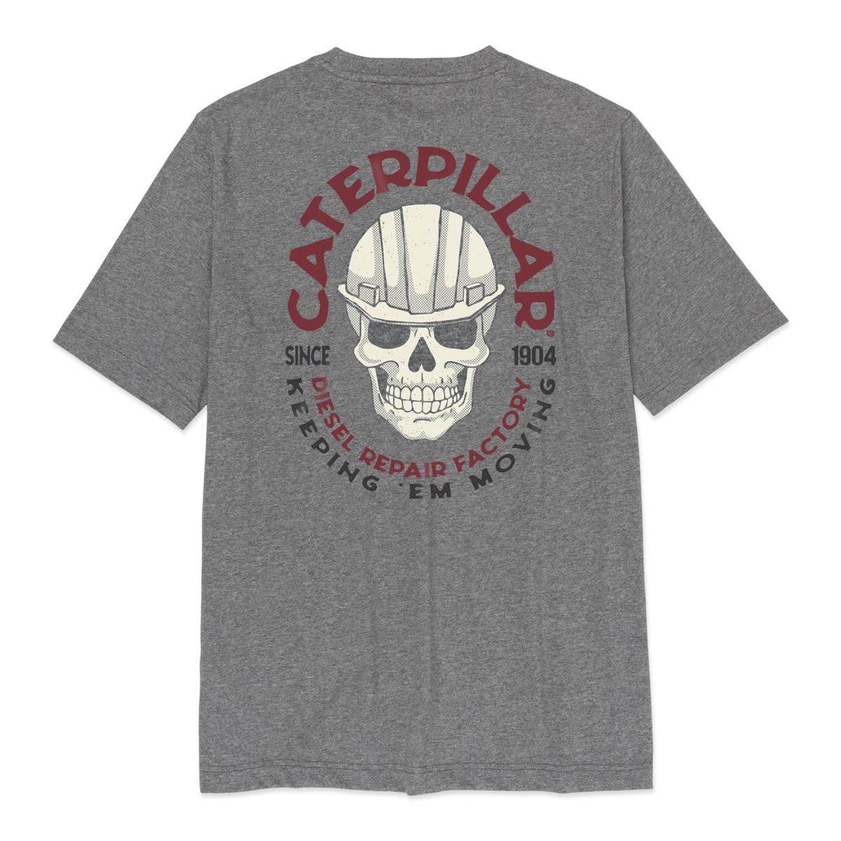 Tough Cut Graphic Pocket Tee, Dark Heather Grey | Black, dynamic 1