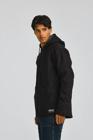 Hooded Sherpa-Lined Jacket, Black, dynamic 4