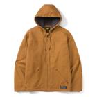 Hooded Sherpa-Lined Jacket, Bronze, dynamic 1