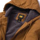 Hooded Sherpa-Lined Jacket, Bronze, dynamic 7
