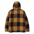 Hooded Flannel Shirt Jacket, Black | Bronze, dynamic 3