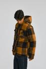 Hooded Flannel Shirt Jacket, Black | Bronze, dynamic 8