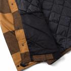 Hooded Flannel Shirt Jacket, Black | Bronze, dynamic 6