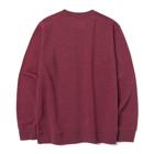 Midweight Crewneck Sweatshirt, Brick Heather, dynamic 2