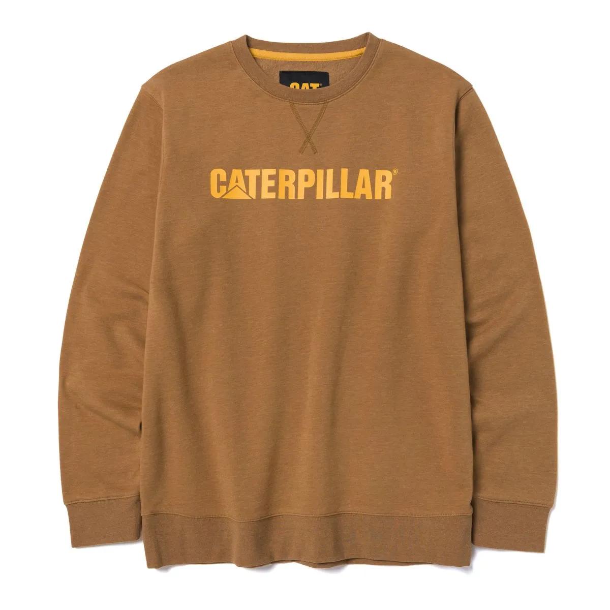 Midweight Crewneck Sweatshirt, Bronze Heather, dynamic 1