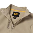 Midweight Quarter Zip Sweatshirt, Khaki, dynamic 3