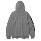 Midweight Trademark Banner Hoodie, Dark Grey Heather, dynamic 2