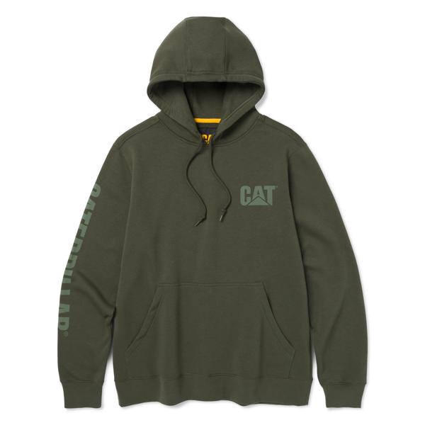 Midweight Trademark Banner Hoodie, Forest Green, dynamic