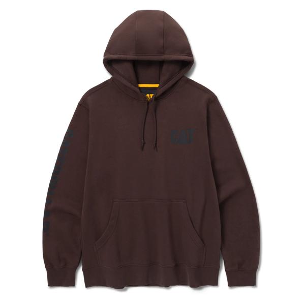 Midweight Trademark Banner Hoodie, Coffee Bean, dynamic