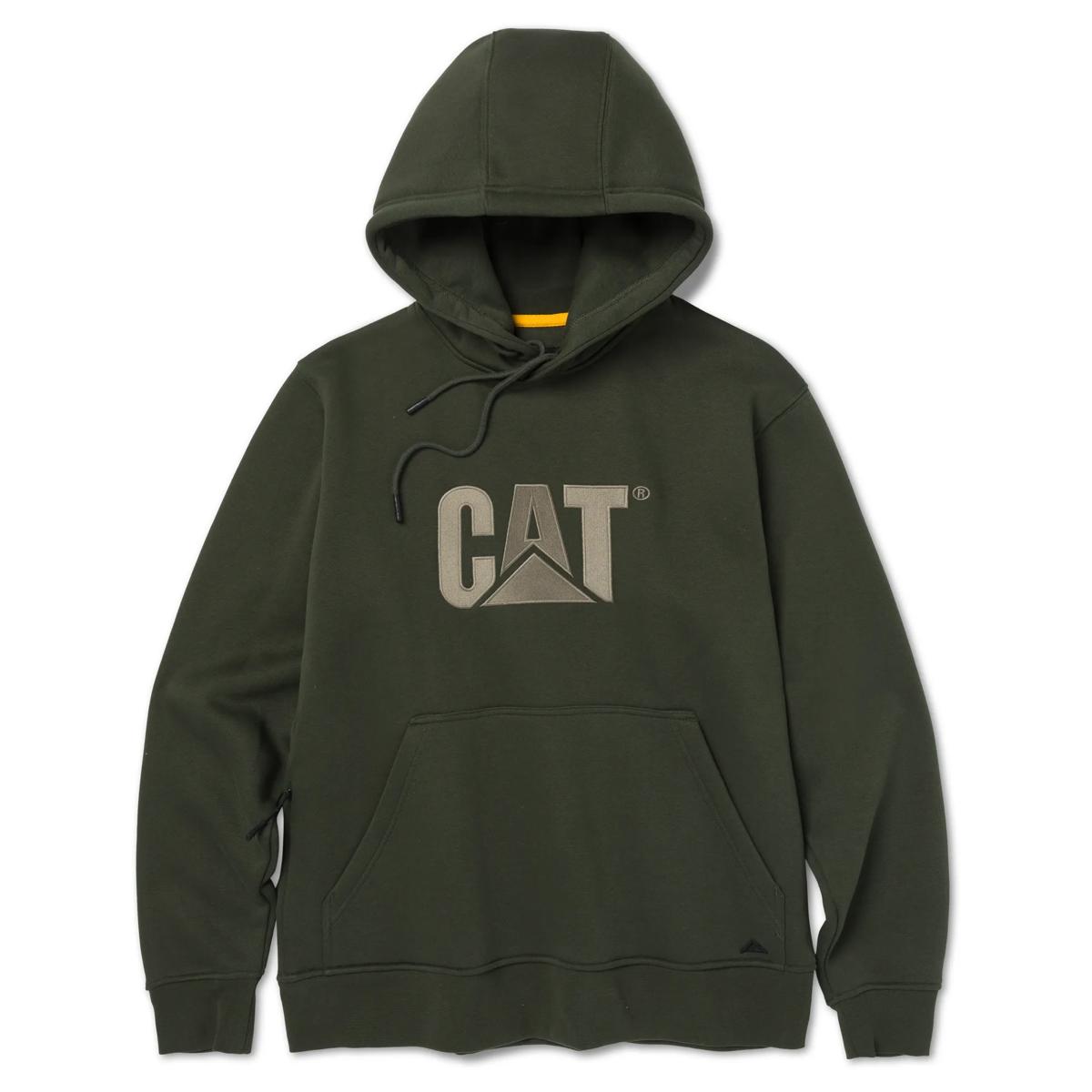 Heavyweight Trademark Hoodie, Forest Green, dynamic 1