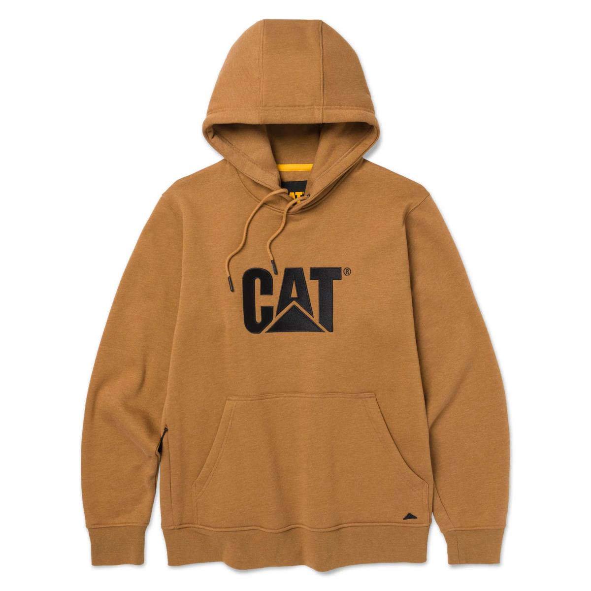Heavyweight Trademark Hoodie, Bronze Heather, dynamic 1