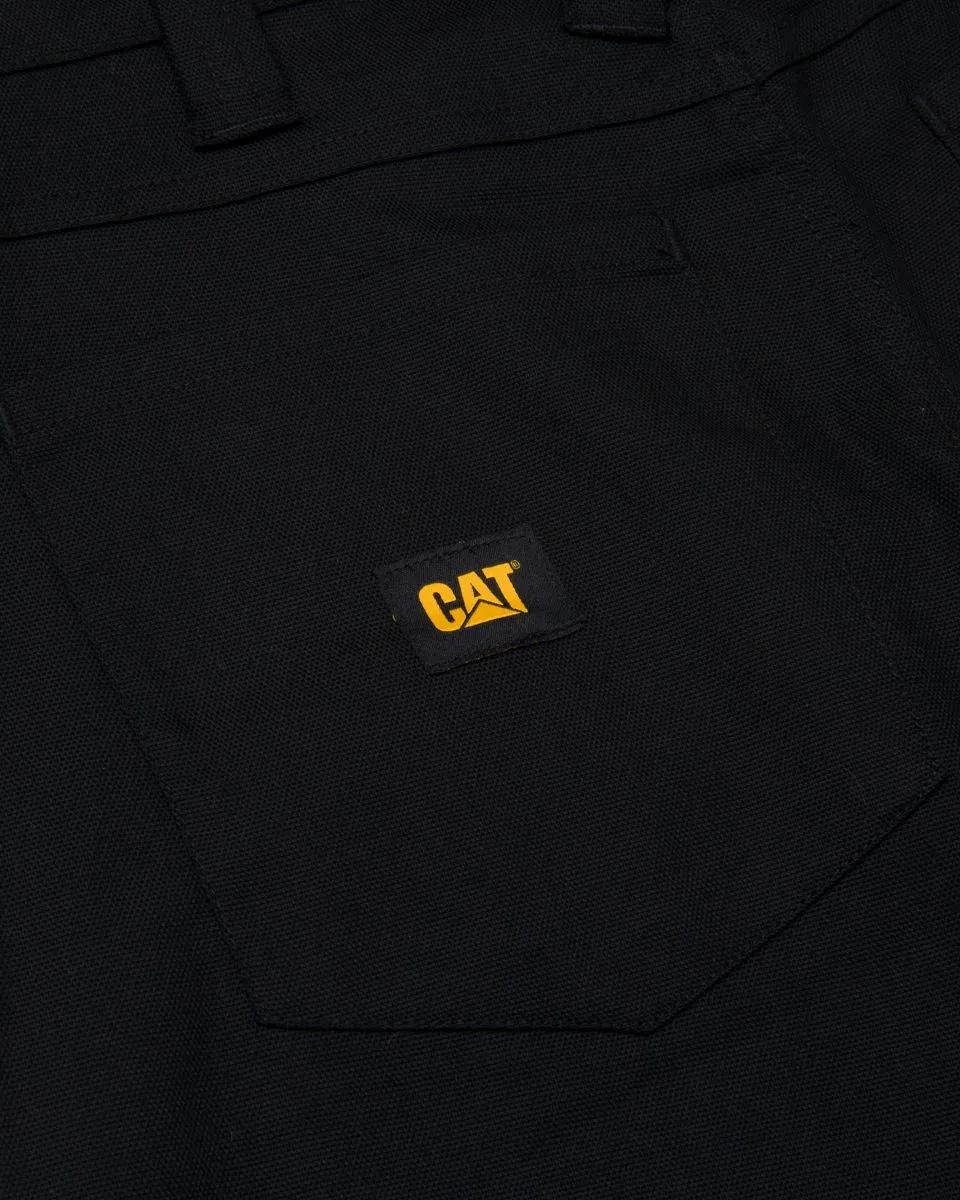 Double Front Stretch Canvas Straight Fit Utility Pant, Black, dynamic 6