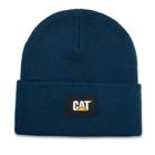 Cat Label Cuff Beanie, Detroit Blue, dynamic 1