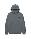 Diesel Hooded Sweatshirt, Dark Heather Grey, dynamic 1