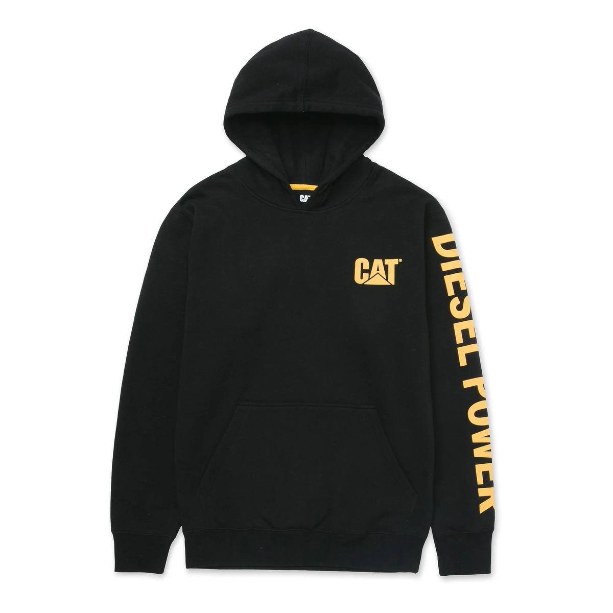 Diesel Hooded Sweatshirt, Black, dynamic 1