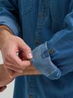 Chaco x Wrangler Long Sleeve Shirt, Mid Wash Denim, dynamic 8