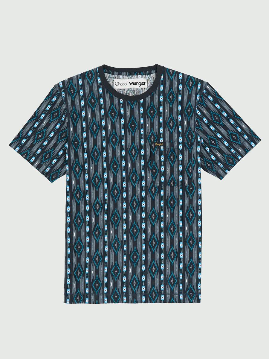 Chaco x Wrangler Pocket Tee, Black Checotah, dynamic 1
