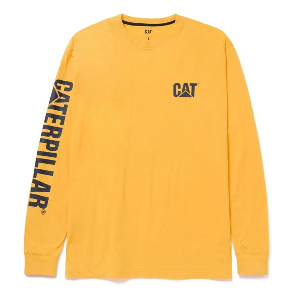 Trademark Banner Long Sleeve Tee, Yellow, dynamic