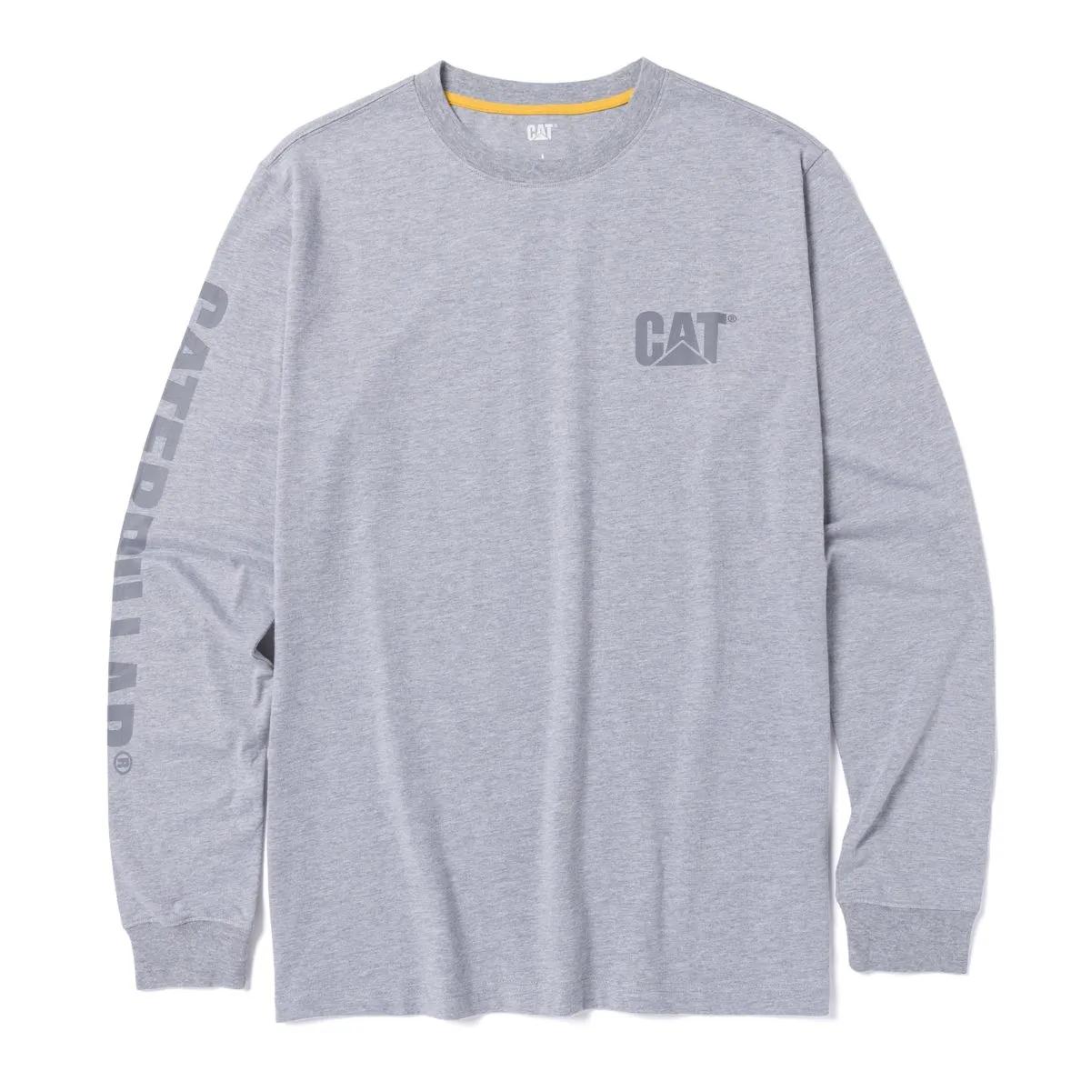 Trademark Banner Long Sleeve Tee, Heather Grey, dynamic 1