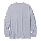 Trademark Banner Long Sleeve Tee, Heather Grey, dynamic 2