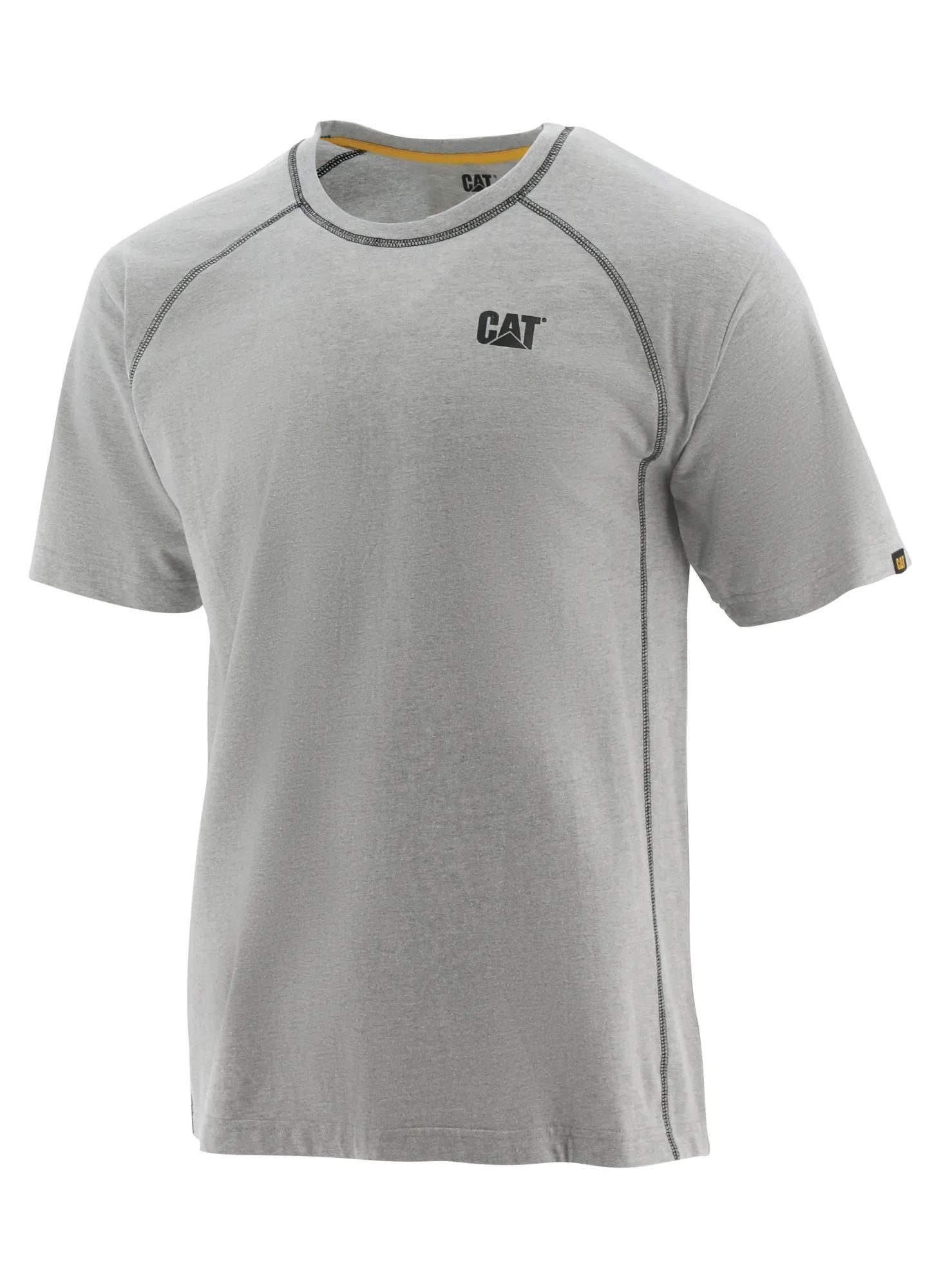 Performance Short Sleeve Tee, Heather Grey, dynamic 1