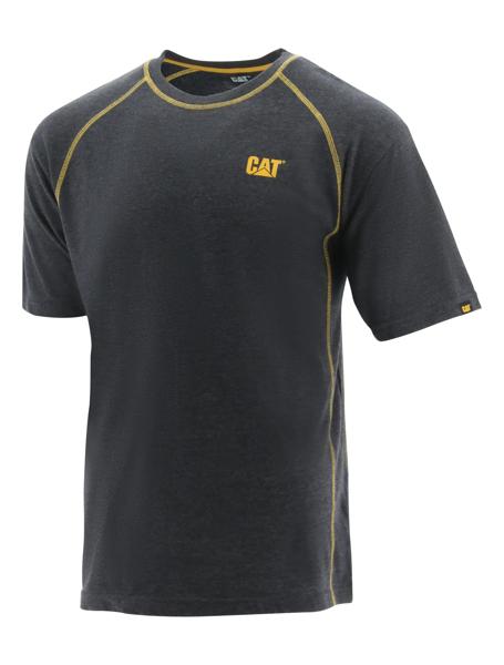 Performance Short Sleeve Tee, Charcoal Heather, dynamic