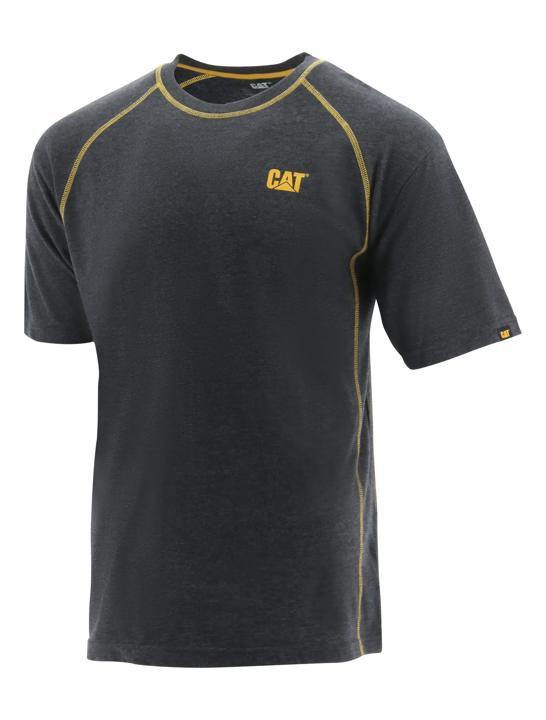 Performance Short Sleeve Tee, Charcoal Heather, dynamic