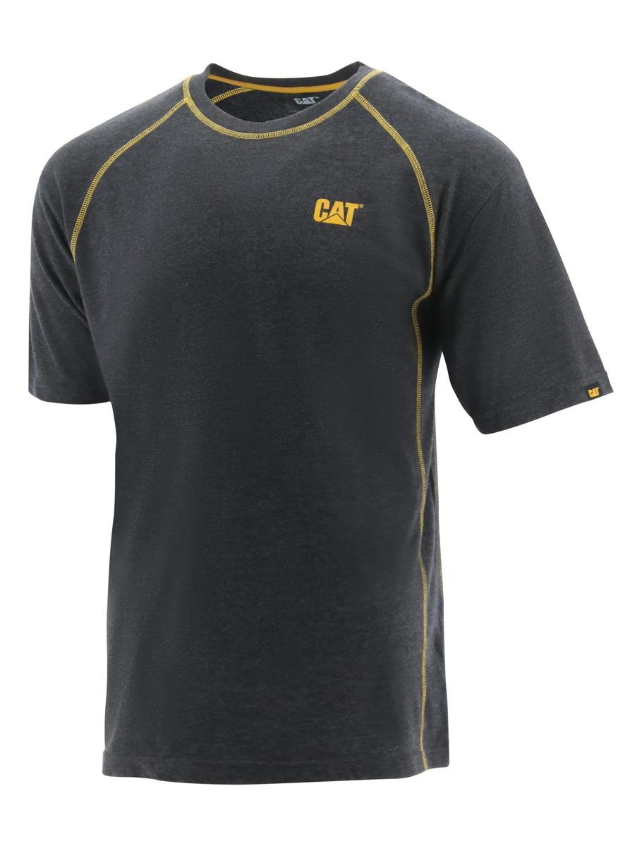 Performance Short Sleeve Tee, Charcoal Heather, dynamic 1