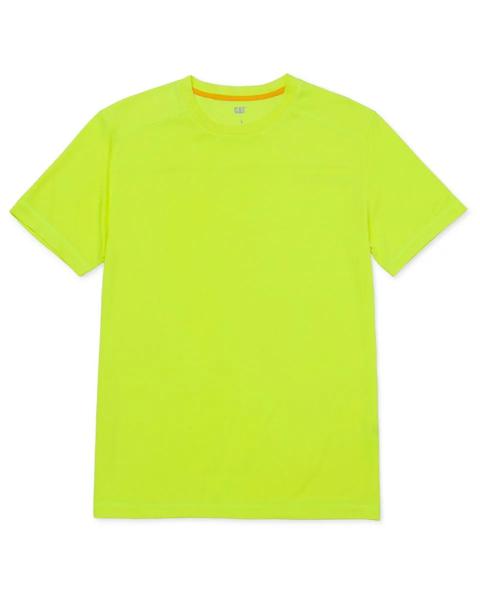 Coolmax Short Sleeve Tee, Hi-Vis Yellow, dynamic