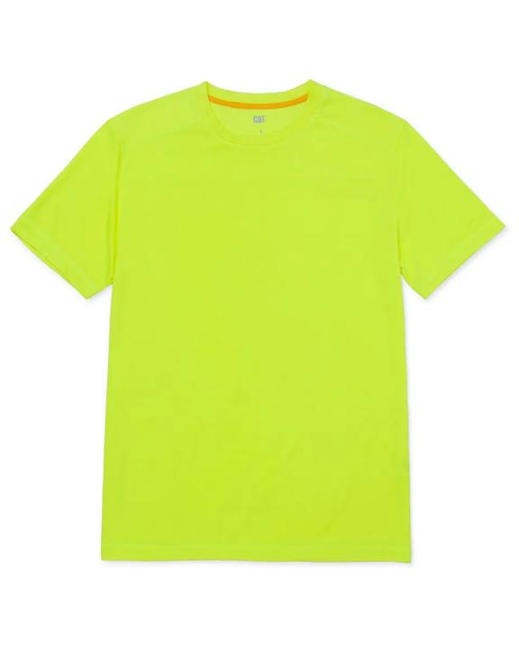 Coolmax Short Sleeve Tee, Hi-Vis Yellow, dynamic