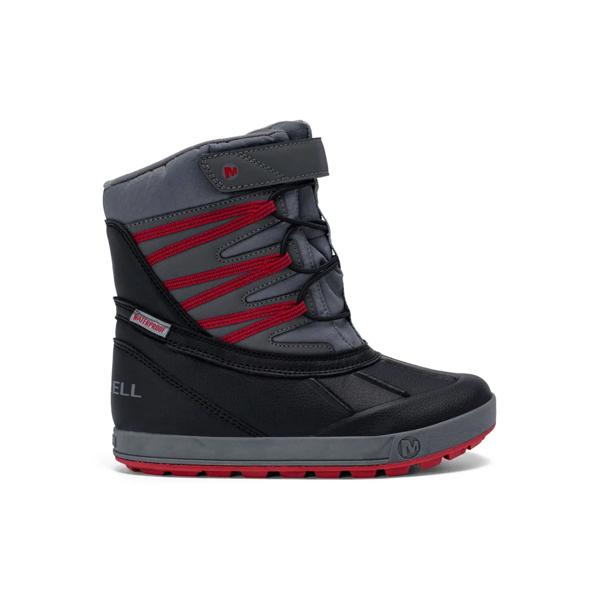 Snow Bank 5 Waterproof, Black/Red, dynamic