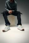 Grapple Leather Mesh Sneaker, Bright White, dynamic 2