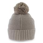 Echo Hat with Pom, Light Grey Heather, dynamic 3