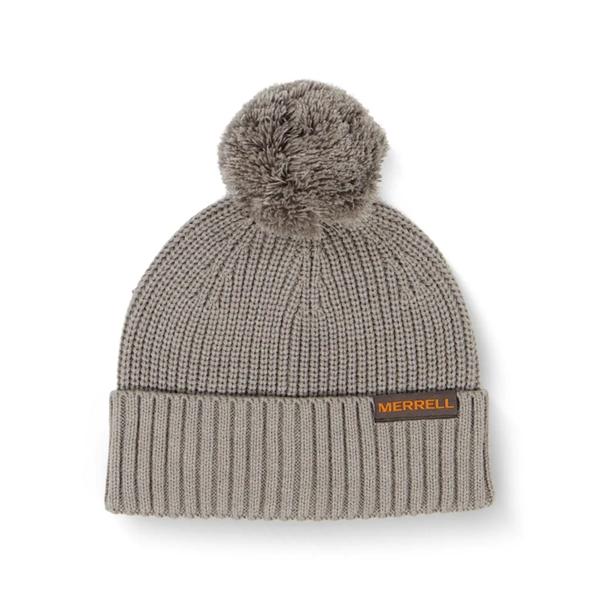Echo Hat with Pom, Light Grey Heather, dynamic