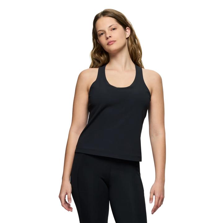 Jasmine Racerback Tank, Black, dynamic