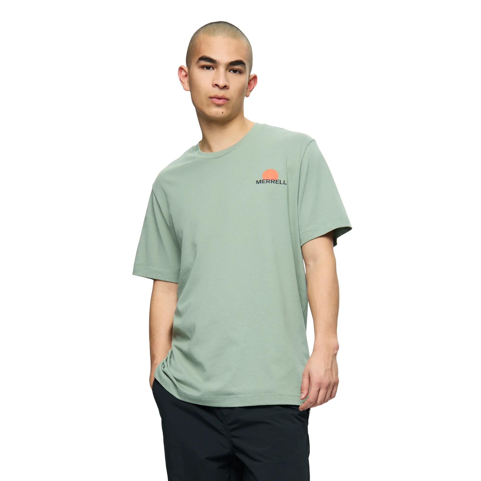Sunset View Graphic Tee, Iceberg Green, dynamic 1