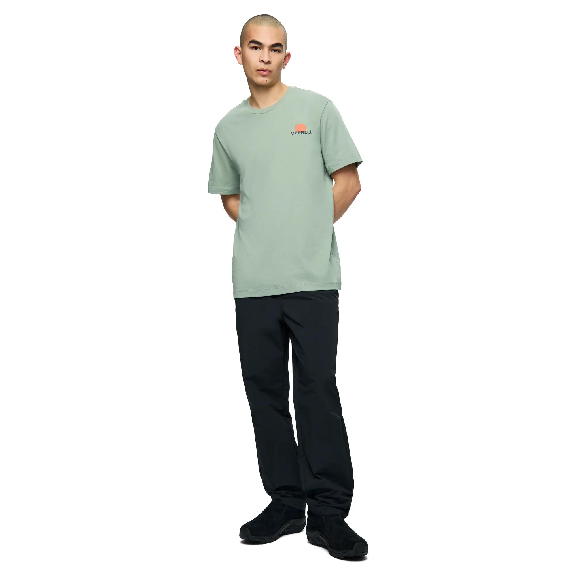 Sunset View Graphic Tee, Iceberg Green, dynamic 4
