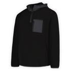 1/4 Zip Hooded Fleece, Black, dynamic 7