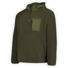 1/4 Zip Hooded Fleece, Beluga, dynamic 7