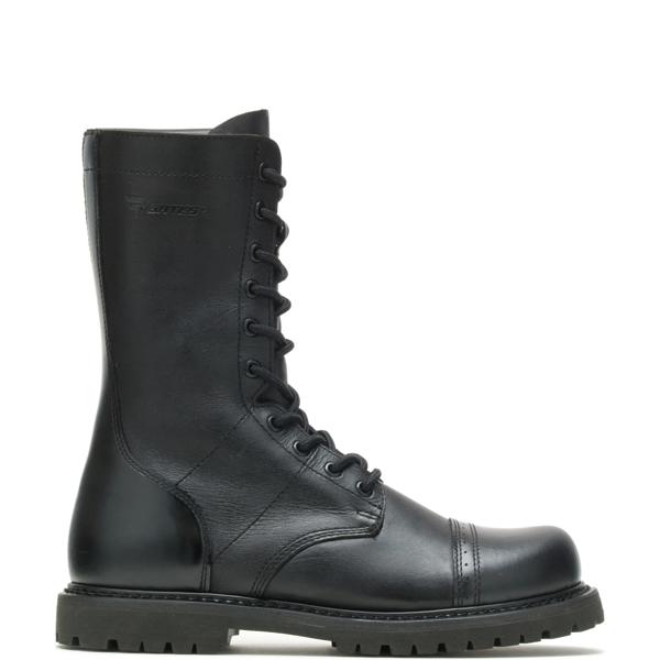 11" Paratrooper Side Zip Boot, Black, dynamic