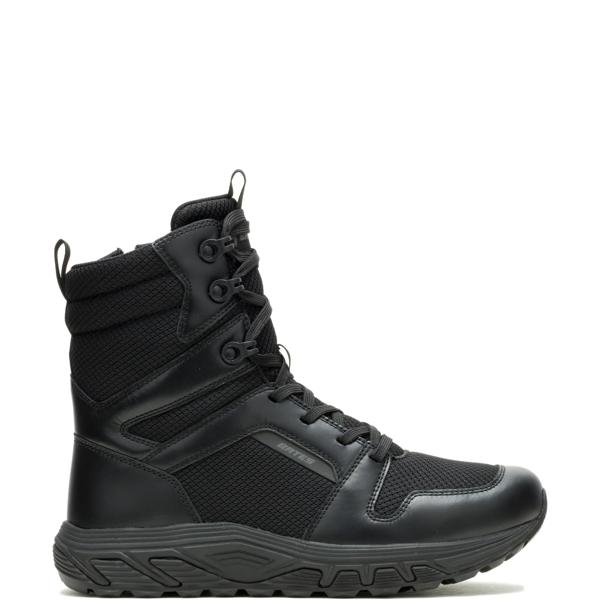 Rush 2 Tall Side Zip Tactical Boot, Black, dynamic