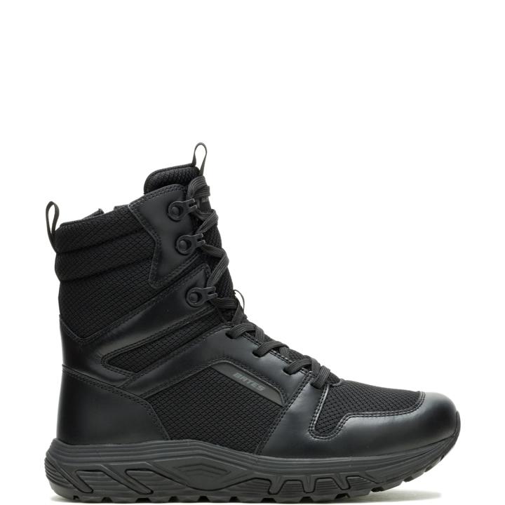 Rush 2 Tall Side Zip Tactical Boot, Black, dynamic