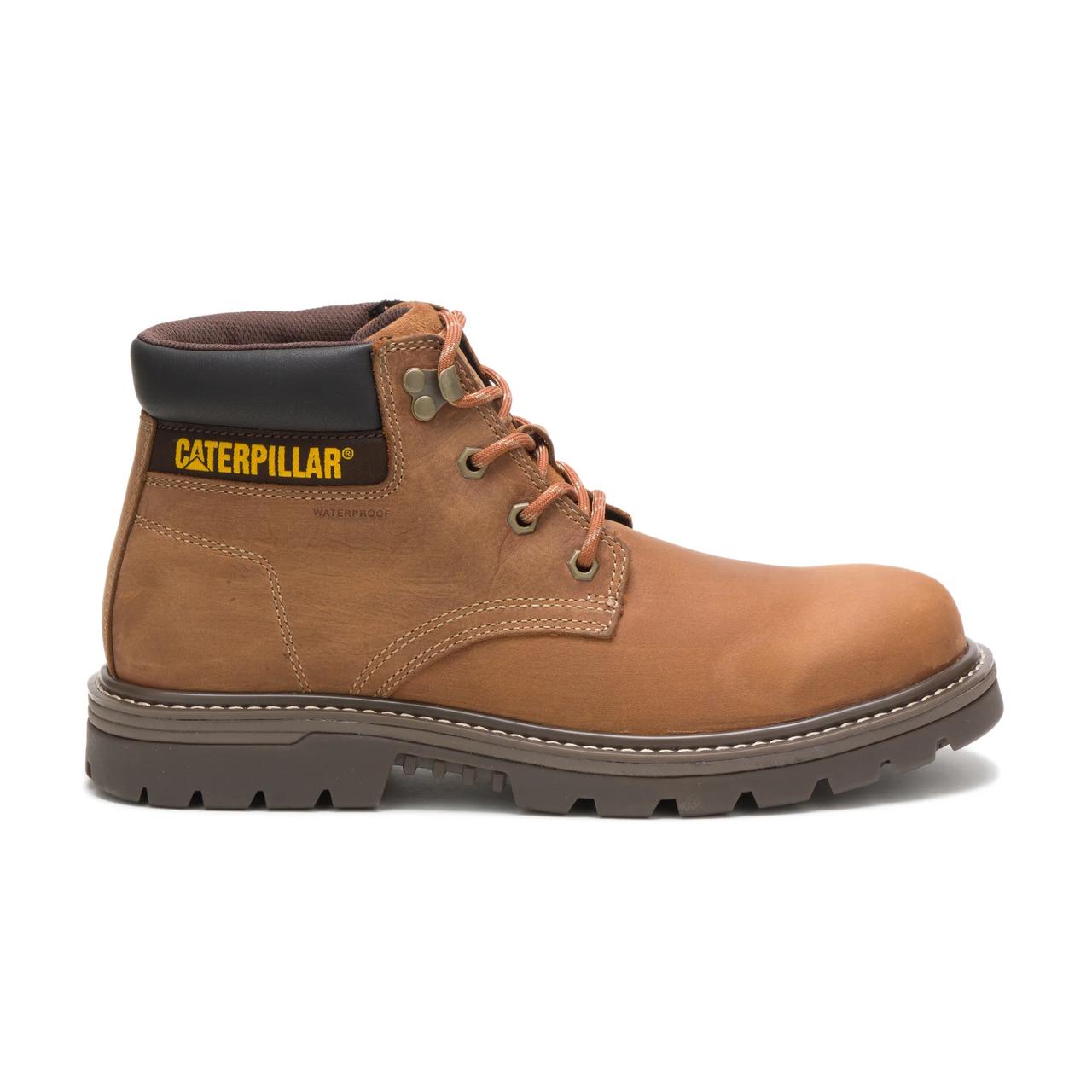 Caterpillar Men’s Outbase Waterproof Work Boots Brown Size 11 M Men main image 2