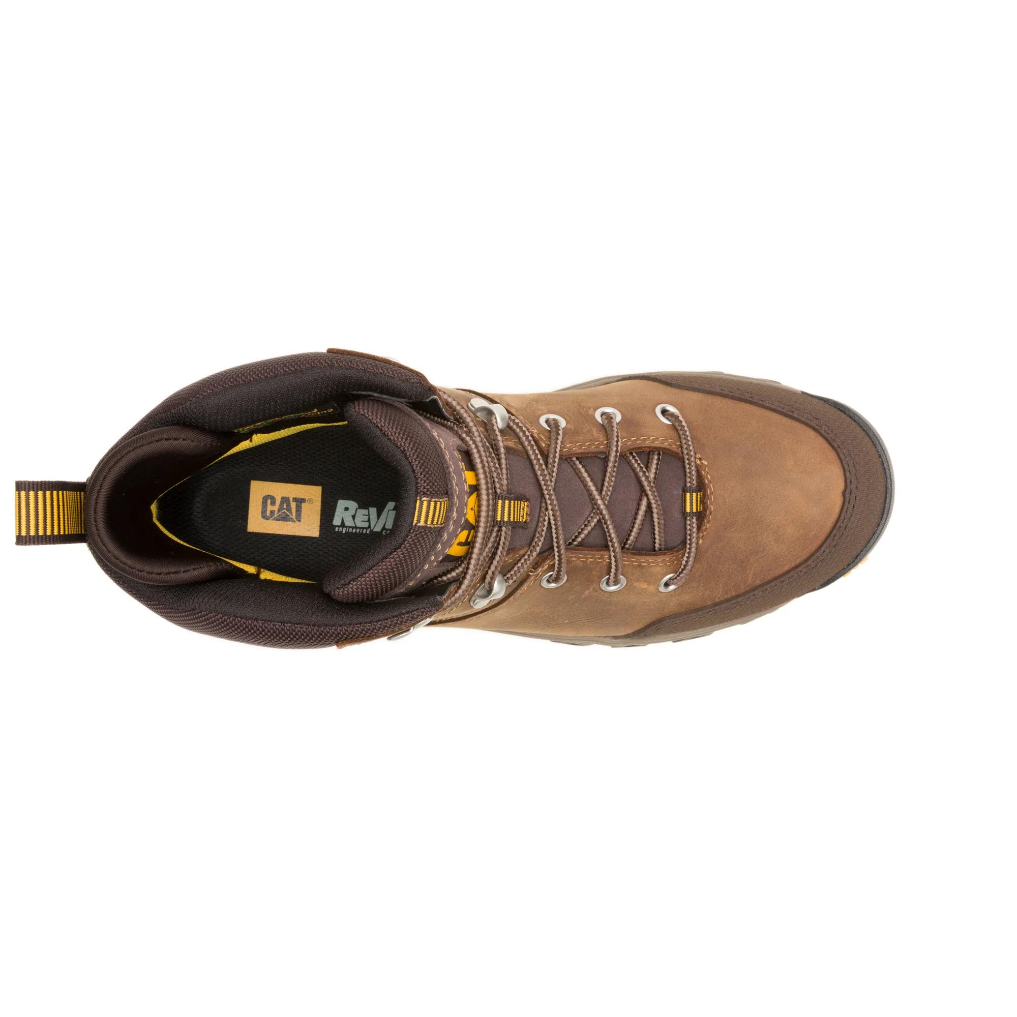 Threshold Rebound Hiker Waterproof Work Boot, Bison, dynamic 7