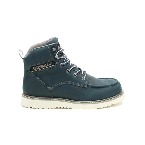 Reclaimer Wedge Waterproof Work Boot, Navy, dynamic