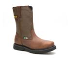 Hudson Pull-On Waterproof Steel Toe CSA Work Boot, Brown, dynamic 2