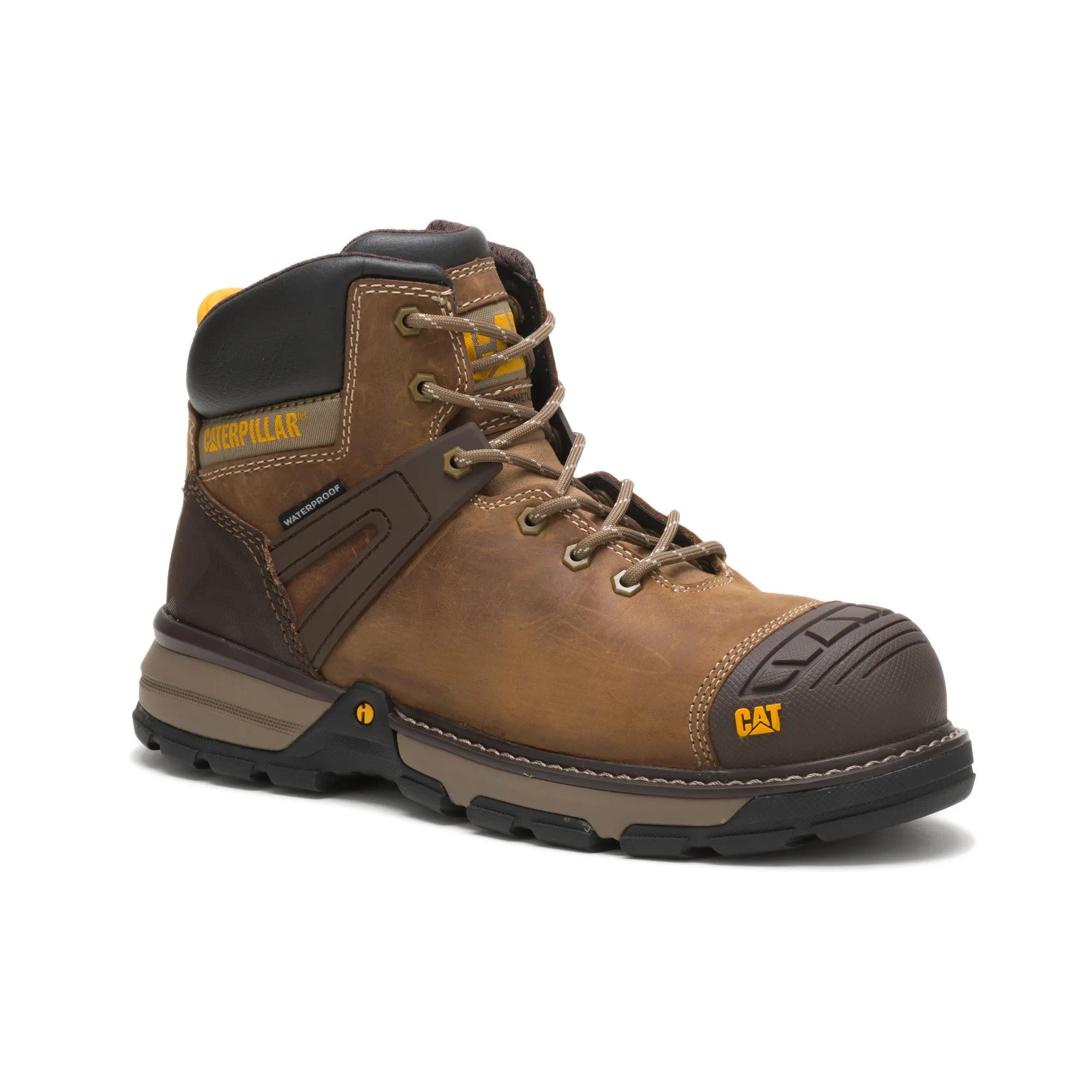 Excavator Superlite Waterproof Carbon Composite Toe Work Boot, Dark Beige, dynamic 2