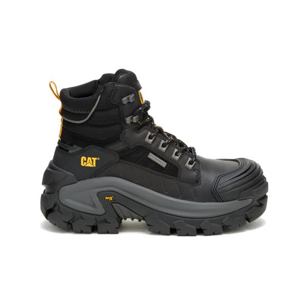 Invader Max 6" Waterproof Composite Toe Work Boot, Black, dynamic